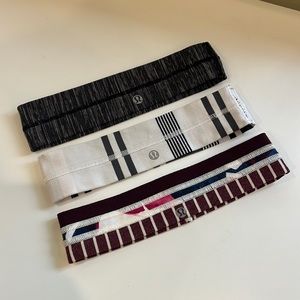 Lululemon Headbands (set of 3)